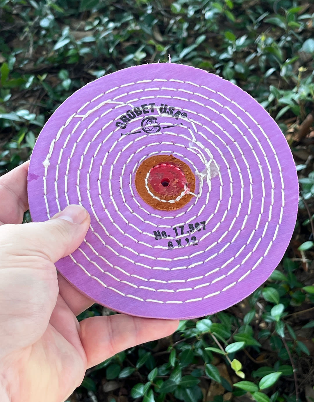 Special Order = 17.567 = Berry Muslin Buff, 6", Razor Edge