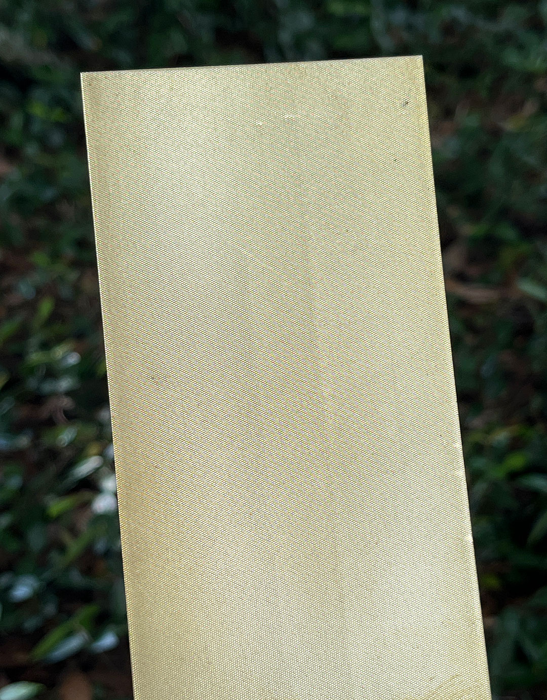 BSP257 "Tiny Dots" Patterned Brass Sheet 2-1/2" Wide