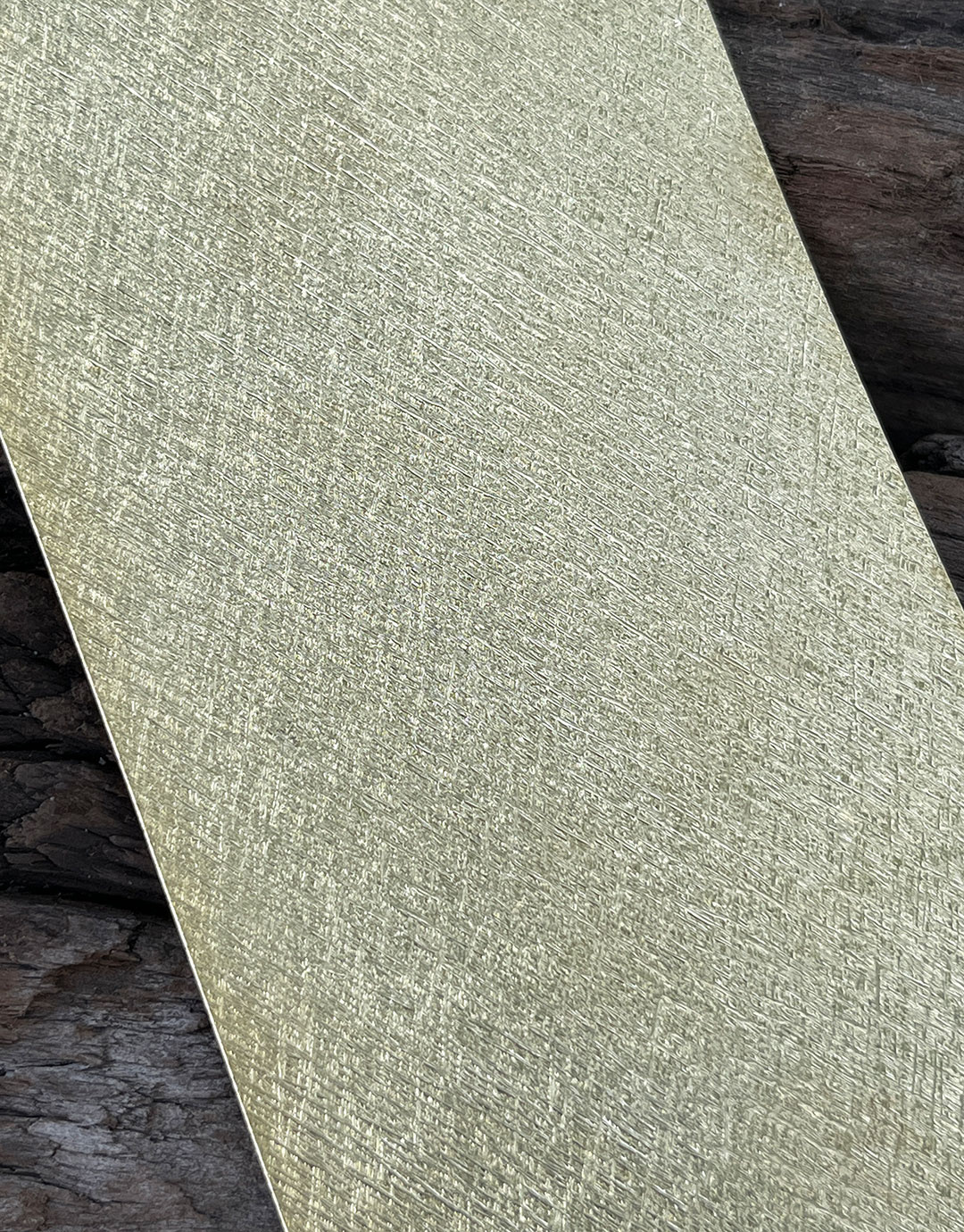 BSP256 "Cross Hatch" Patterned Brass Sheet 2-1/2" Wide