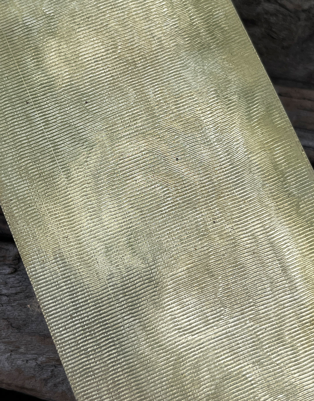 BSP255 "Bamboo" Patterned Brass Sheet 2-1/2" Wide