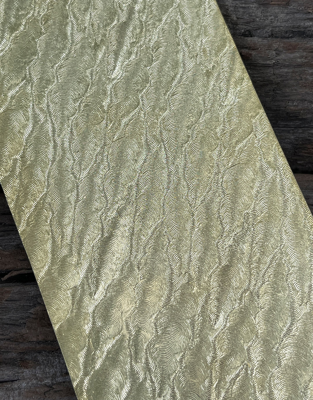 BSP254 "Clouds" Patterned Brass Sheet 2-1/2" Wide