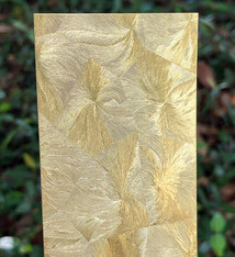 BSP253 "Spiral" Patterned Brass Sheet 2-1/2" Wide