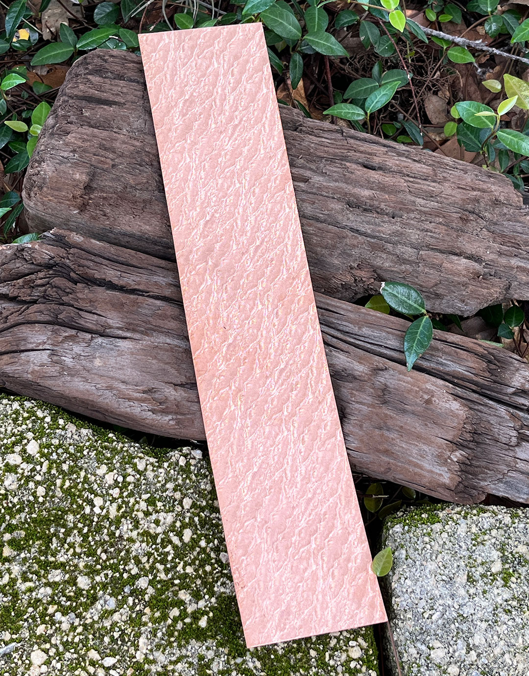 CSP254 "Cloud" Patterned Copper Sheet 2-1/2" Wide