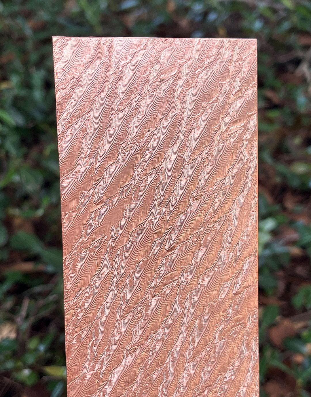 CSP254 "Cloud" Patterned Copper Sheet 2-1/2" Wide