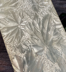 BSP241 "Leaf" Patterned Brass Sheet 2-1/2" Wide