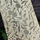 BSP242 "Holiday Floral" Patterned Brass Sheet 2-1/2" Wide