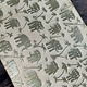 BSP248 "Elephant" Patterned Brass Sheet 2-1/2" Wide