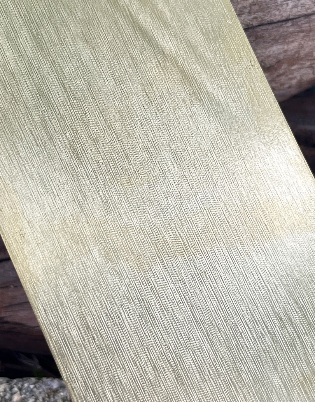 BSP258 "Bark" Patterned Brass Sheet 2-1/2" Wide