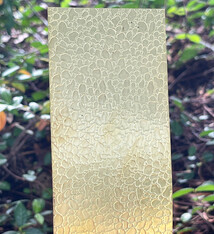BSP259 "Raindrop" Patterned Brass Sheet 2-1/2" Wide