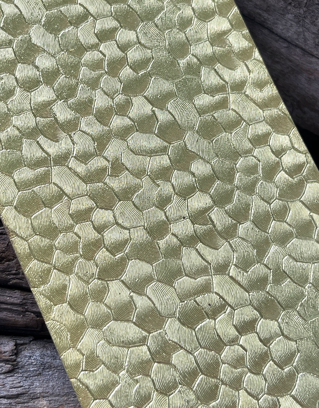 BSP260 "Desert" Patterned Brass Sheet 2-1/2" Wide