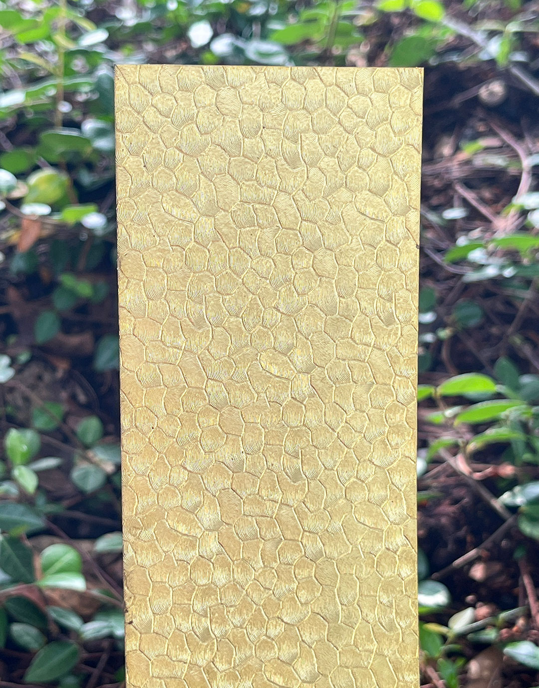 BSP260 "Desert" Patterned Brass Sheet 2-1/2" Wide