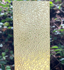 BSP261 "Geometric Desert" Patterned Brass Sheet 2-1/2" Wide