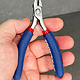 Tronex PL30549A = Tronex 549 Medium Angled Stubby Chain Nose Pliers - Short Handle