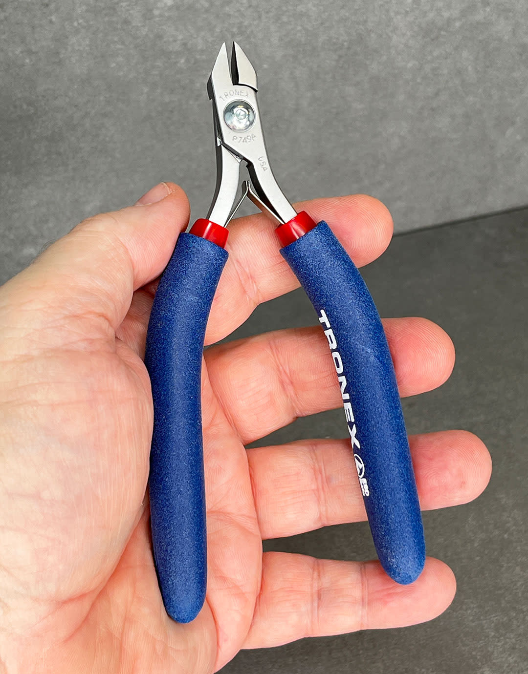 Tronex PL30749 = Tronex 749 Medium Stubby Chain Nose Pliers - Long Handle