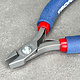 Tronex PL30749A = Tronex 749 Medium Angled Stubby Chain Nose Pliers - Long Handle