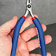 Tronex PL30749A = Tronex 749 Medium Angled Stubby Chain Nose Pliers - Long Handle