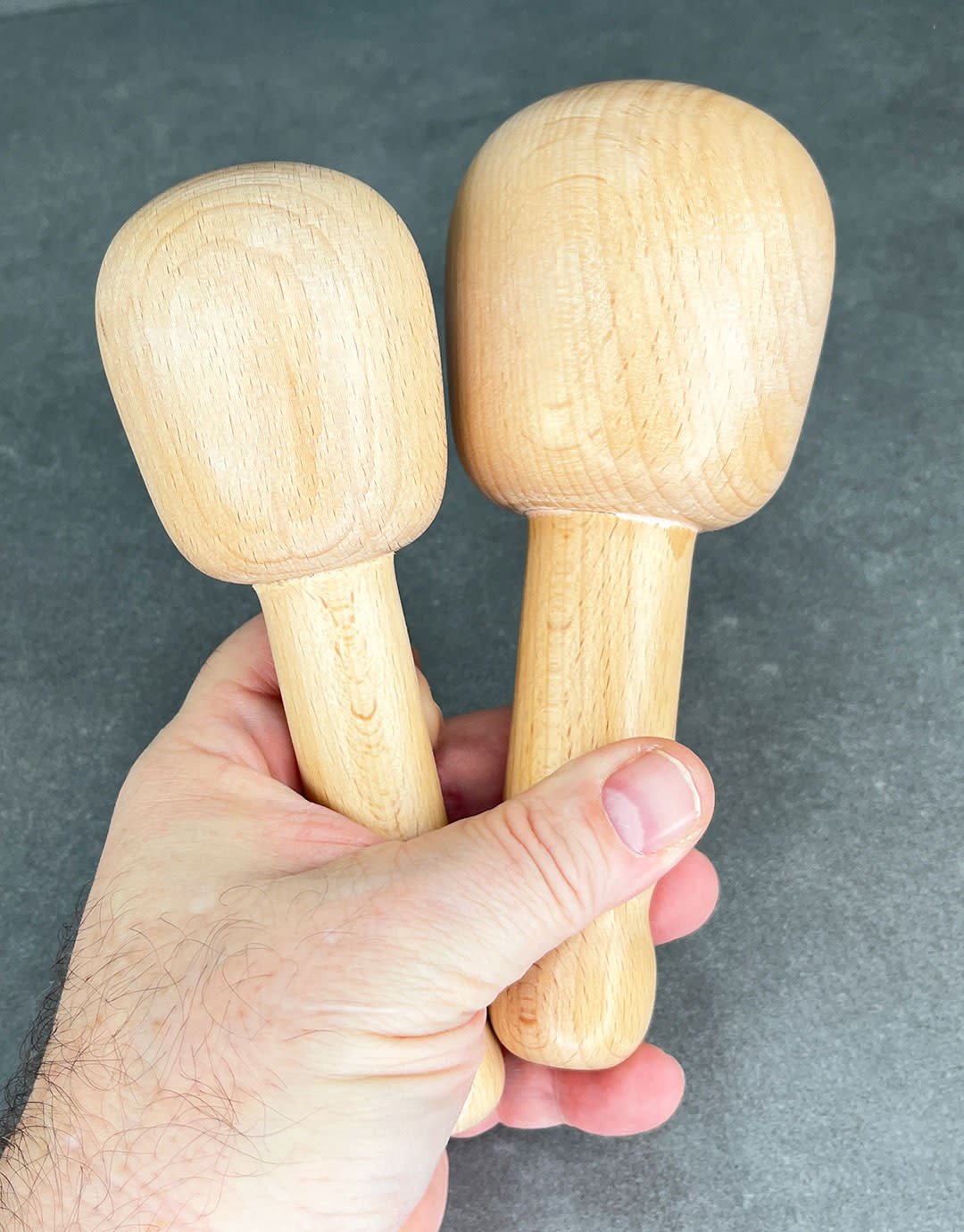 DA3142 = Jumbo Wood Dapping Punches set of 2