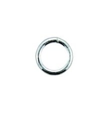 907SF-6036 = SILVER FILLED CLOSED JUMP RING 6.0mm OD X .036'' WIRE (Pkg of 25)