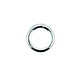 907SF-6036 = SILVER FILLED CLOSED JUMP RING 6.0mm OD X .036'' WIRE (Pkg of 25)