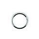 907SF-8040 = SILVER FILLED CLOSED JUMP RING 8.0mm OD X .040'' WIRE (Pkg of 10)