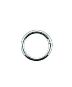 907SF-8040 = SILVER FILLED CLOSED JUMP RING 8.0mm OD X .040'' WIRE (Pkg of 10)