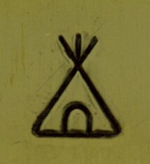 PN5673 = DESIGN STAMP 6mm - teepee