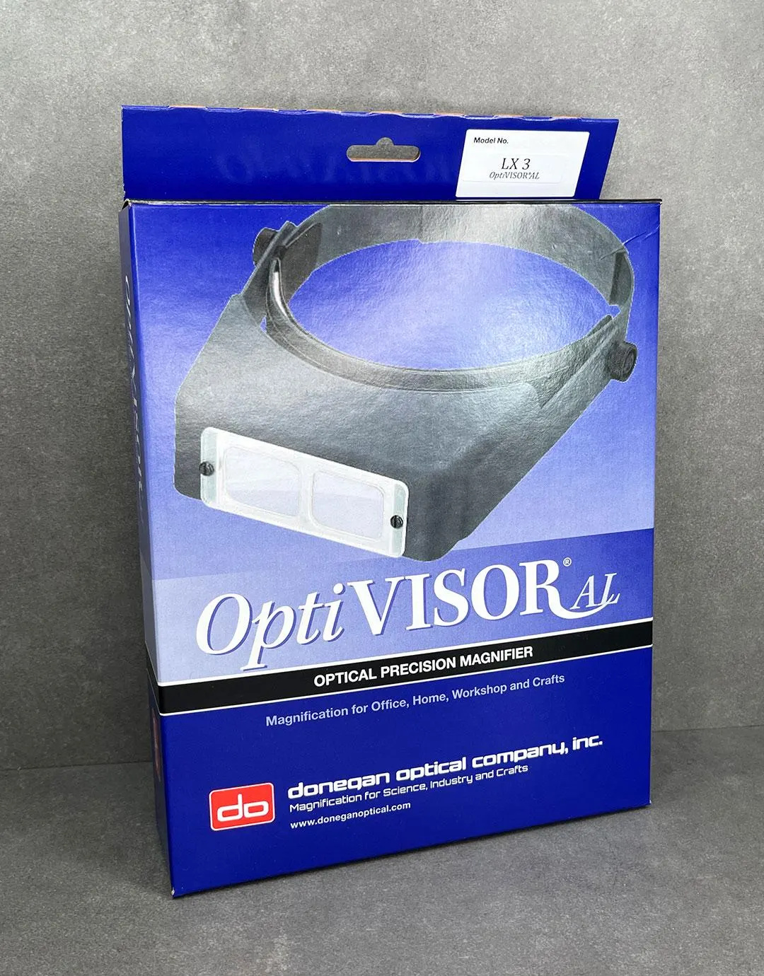 Donegan Optical EL50x = Optivisor LX Headband Magnifier