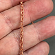 800BR-09 = Brass Fancy Oval Cable Chain 3.2mm wide (FOOT)
