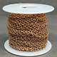 800BR-10 = Brass Round Cable Chain 3.6mm wide (FOOT)
