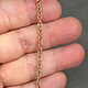 800BR-10 = Brass Round Cable Chain 3.6mm wide (FOOT)