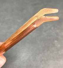 TW959 = Curved Copper Tongs - Reinforced