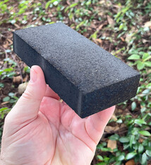 SO482 = Charcoal Solder Block High Temperature 5-1/2'' x 2-7/8'' Hard