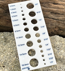 DP126 = Acrylic Draw Plate 22 Holes