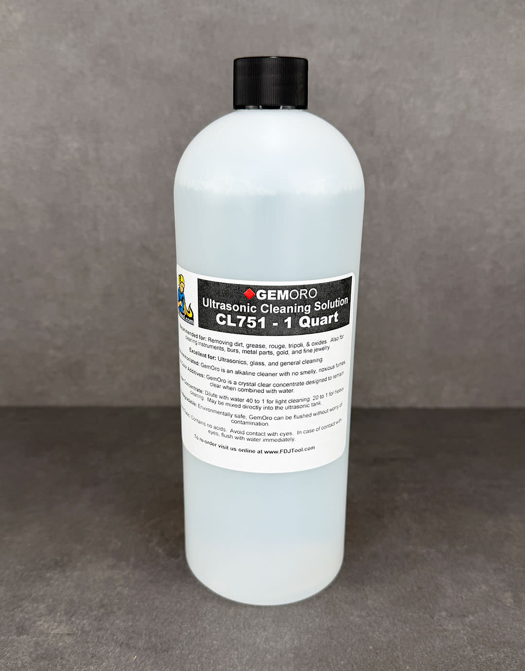 CL751 = Gem-Oro Ultrasonic Soap 1qt