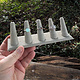 DRG7245 = Grey Linen Five Ring Finger Display 8'' x 2-1/2'' x 2-1/8''H