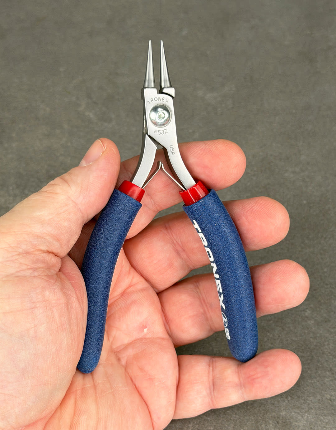 Tronex PL30532 = Tronex 532 Short Round Nose Pliers - Short Handle