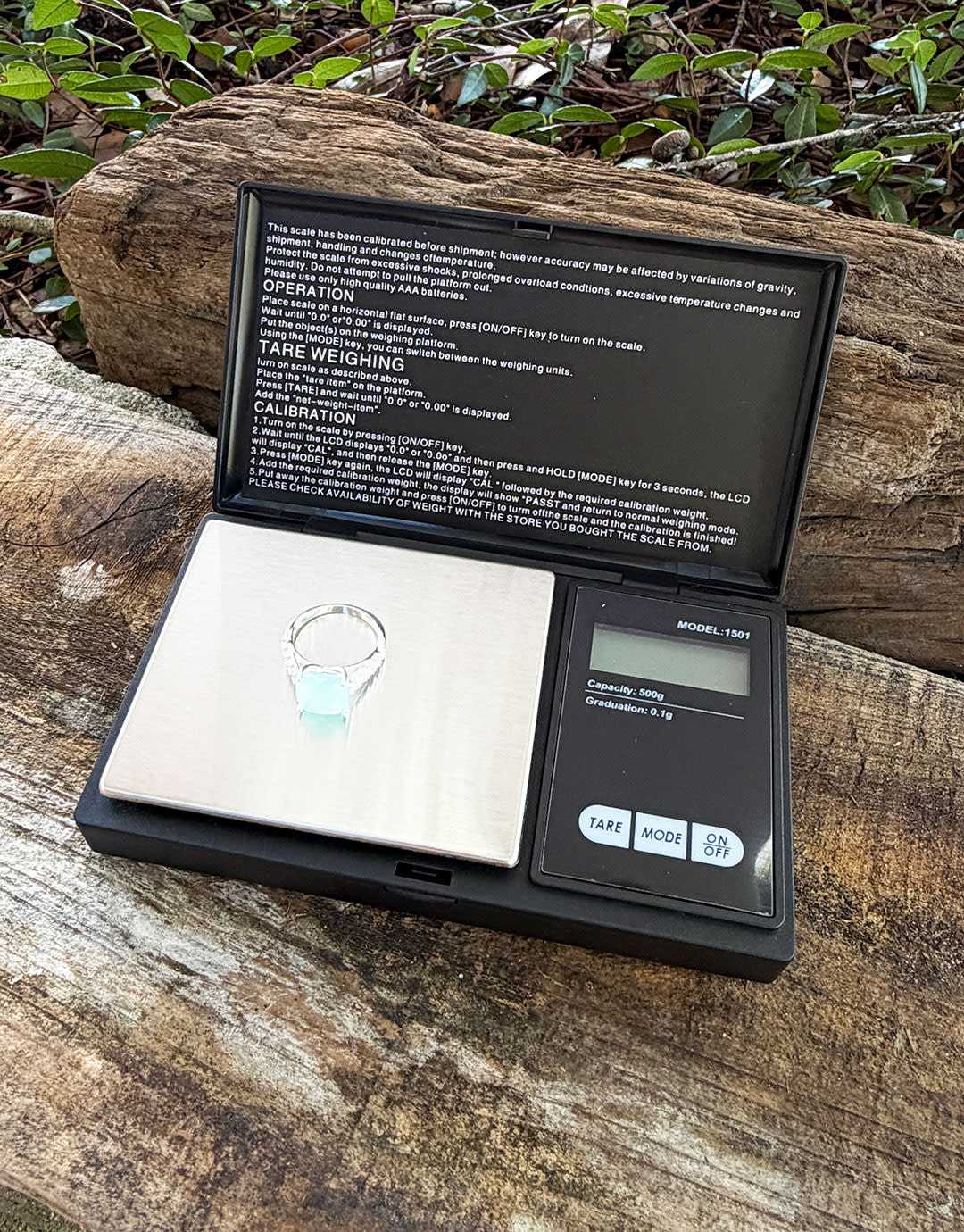 SC9715 = Pocket Scale 500gram x 0.1g with Lid