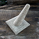DRG3241 = Burlap Single Ring Finger Display Square Base 2'' x 2-1/2'' x 2-3/8''H (Pkg of 3)