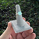 DRG7241 = Grey Linen Single Ring Finger Display Square Base 2'' x 2-1/2'' x 2-3/8''H (Pkg of 3)