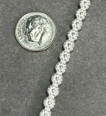 SPW27 = Sterling Silver "Daisy" Berry Wire (Inch) 5x2.3mm