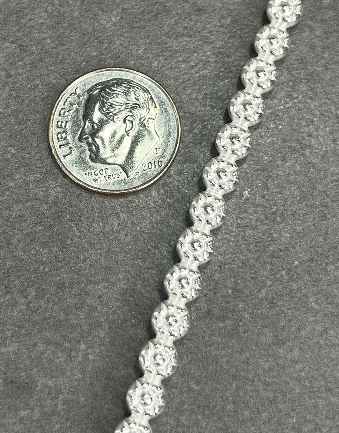 SPW27 = Sterling Silver "Daisy" Berry Wire (Inch) 5x2.3mm