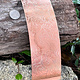 CSP49 = Patterned Copper Sheet ''Grapevine'' 2'' x 6'' (Choose Gauge)