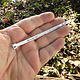 GemOro GA196 = Multisizer White Plastic Finger Gauge Strip (Pkg of 5)