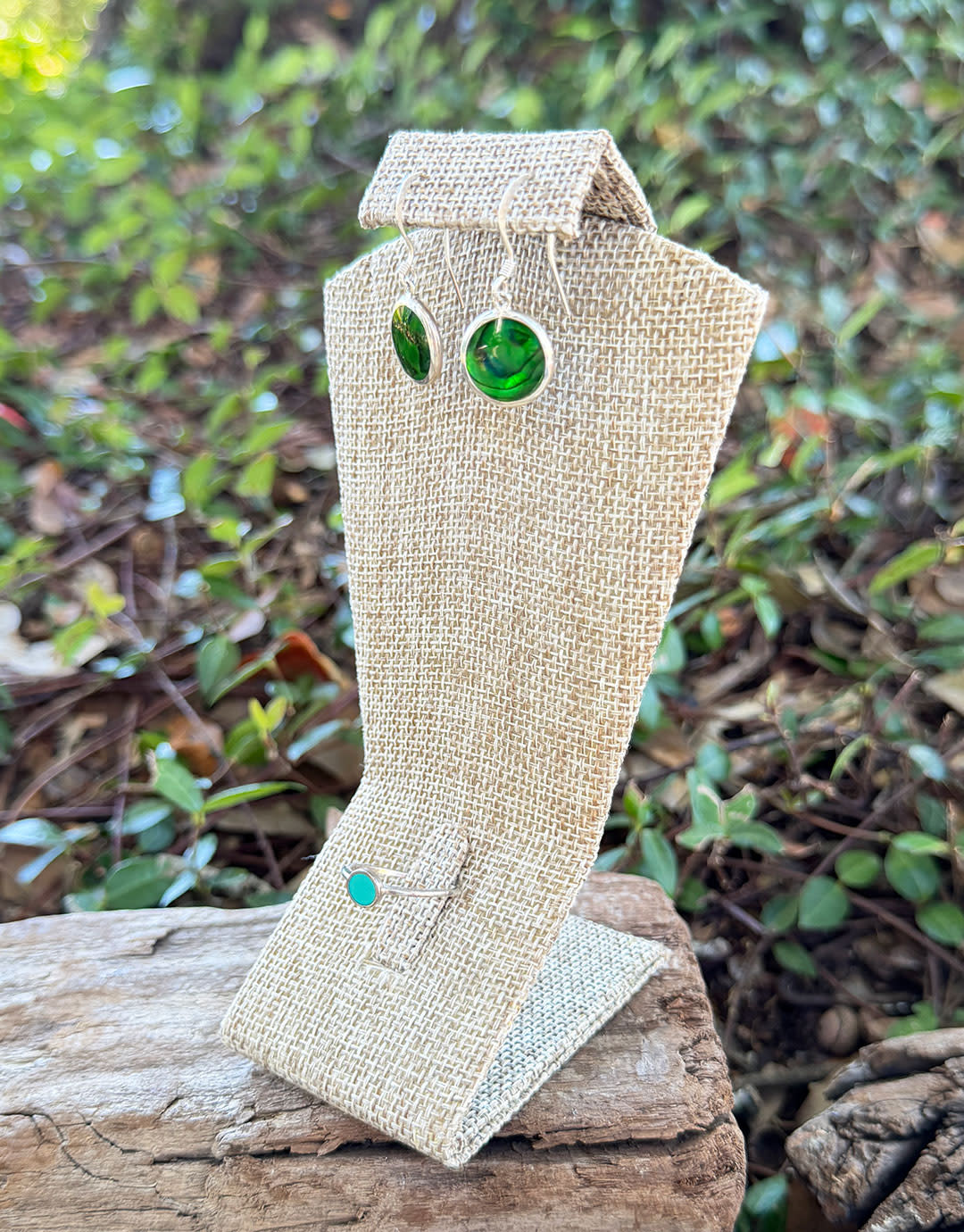 DCO3705 = Burlap Combination Display 3-3/8''W x 5-1/2''H