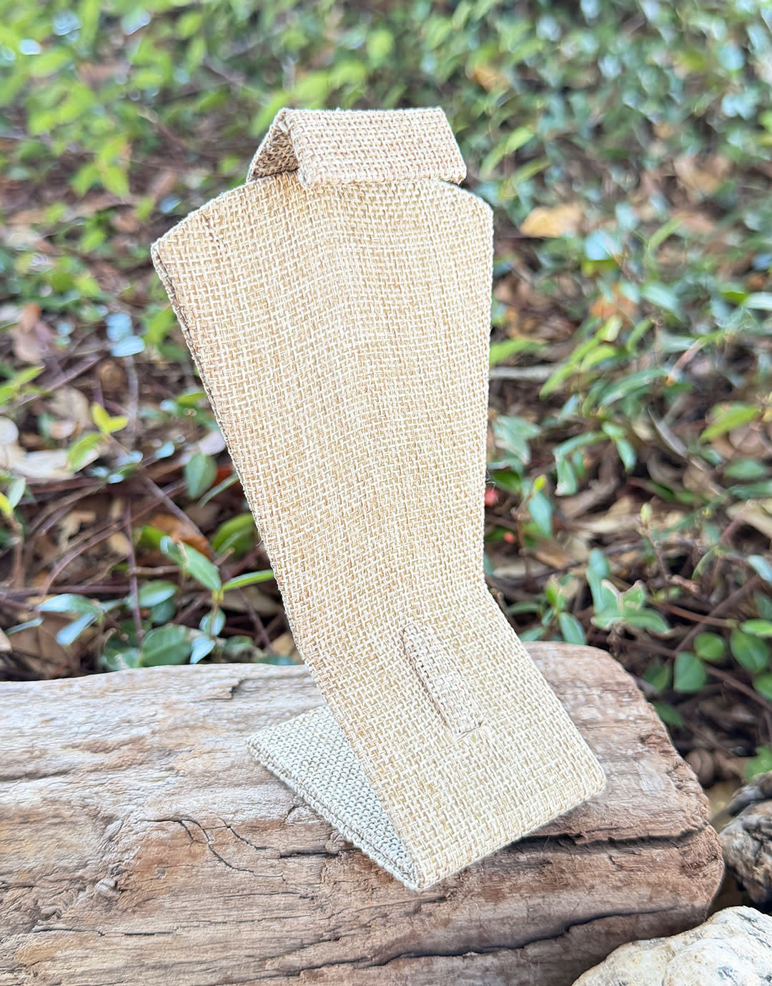 DCO3705 = Burlap Combination Display 3-3/8''W x 5-1/2''H