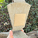 DCO3705 = Burlap Combination Display 3-3/8''W x 5-1/2''H