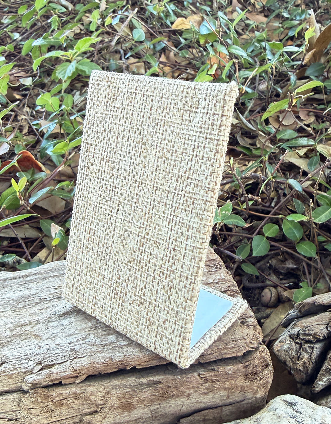 DER301 = Burlap Earring Display 2-1/2'' wide x 3-1/2'' high (Pkg of 3)