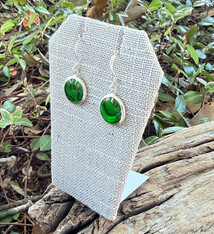 DER7003 = Grey Linen Earring Display Stand 2-1/2'' x 1-3/4'' x 3-1/4''H (Pkg of 3)