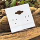 DER710 = Hanging Earring Cards White 1-1/2'' Plain (Pkg of 100)
