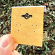 DER750 = Hanging Earring Card Kraft Paper Covered  1.5''  ''PLAIN'' (Pkg of 100)
